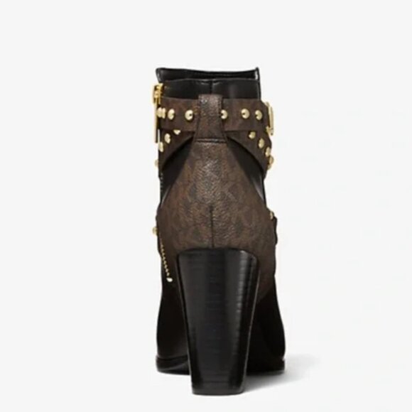 Kincaid Studded Logo Trim Ankle Boot Michael Kors Sz 8 M - Picture 2 of 4